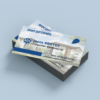 Création de carte de visite pour IMM’OPTIMAL