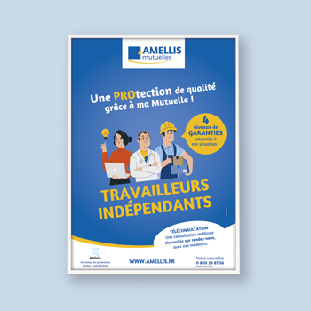 Création d'une affiche pour AMELLIS Mutuelles