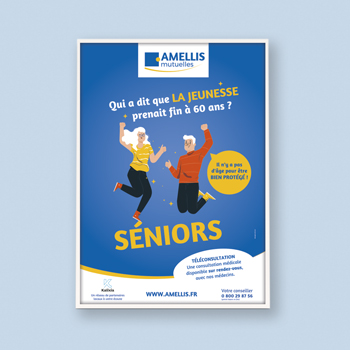 Création d'une affiche pour AMELLIS Mutuelles