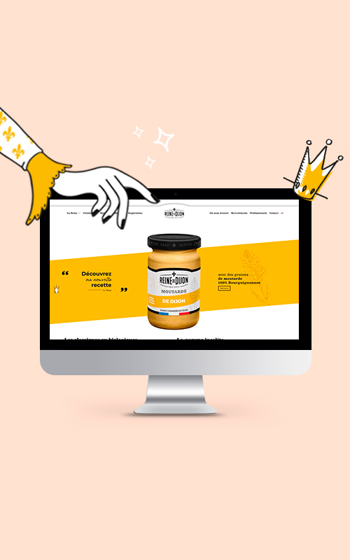 Création d'un site internet vitrine pour Reine de Dijon
