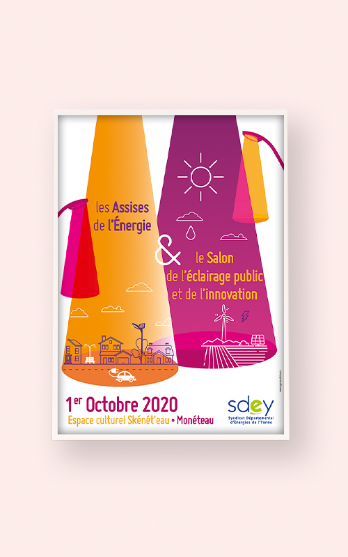 Création d'une affiche print pour le SDEY