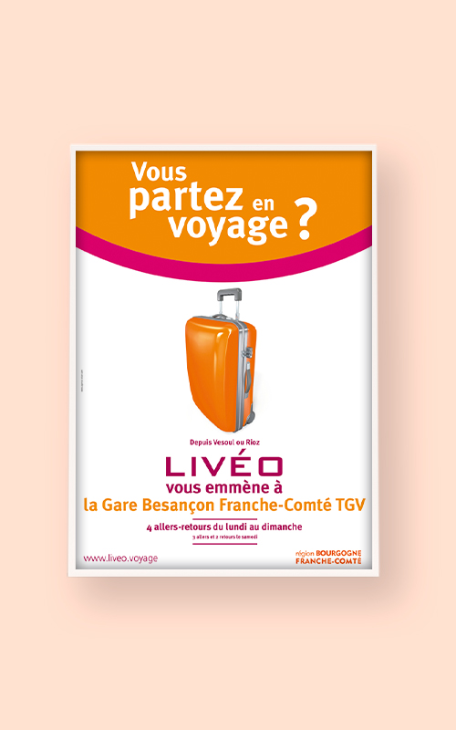 Création d'une affiche pour Liveo