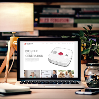 Création d'un site internet pour Téléalarme