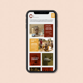 Création d'une application mobile pour Copra