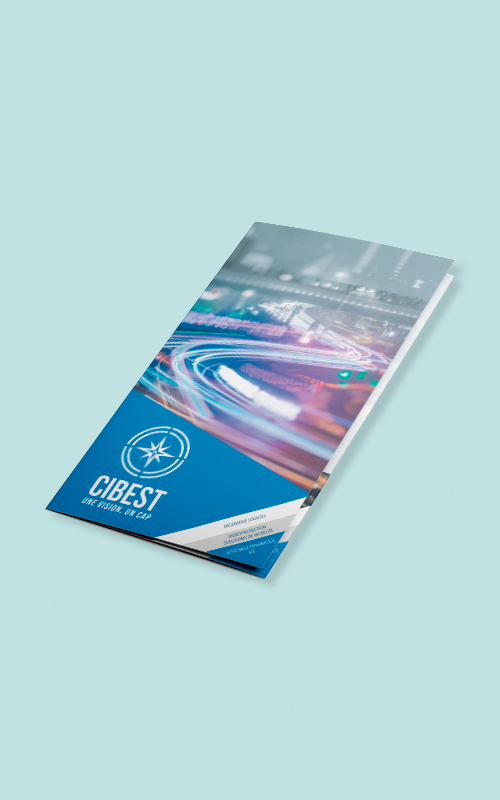 Création d'une brochure pour le Cibest