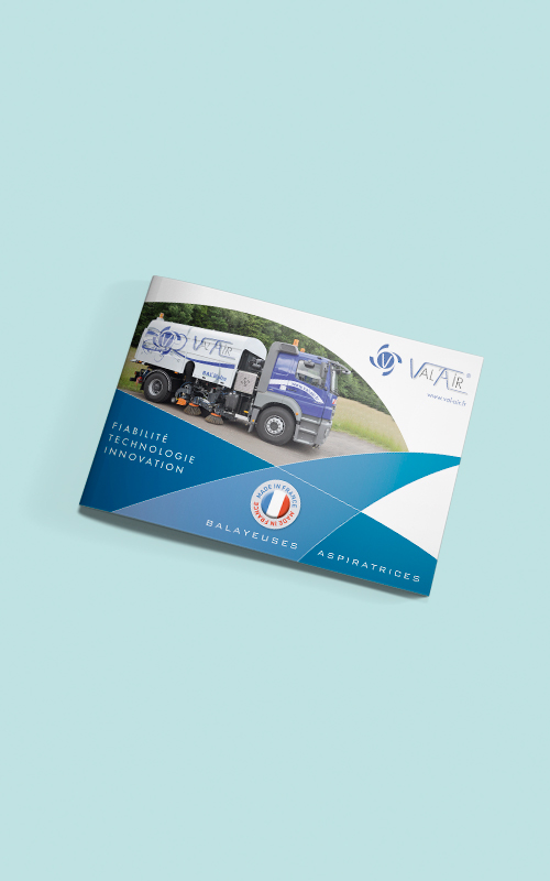 Création d'une brochure pour Val'air