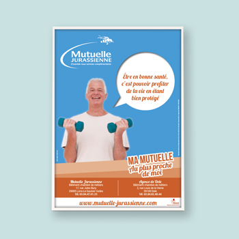 Création d'une affiche pour la Mutuelle Jurasienne