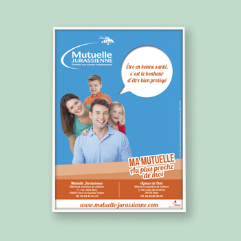 Création d'une affiche pour la Mutuelle Jurasienne