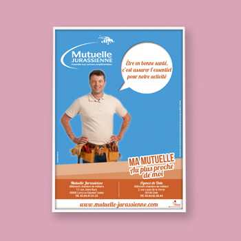Création d'une affiche pour la Mutuelle Jurasienne