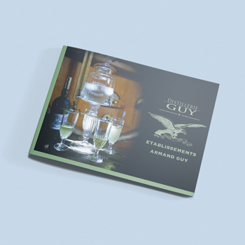 Création d'un catalogue produit pour la distillerie Guy