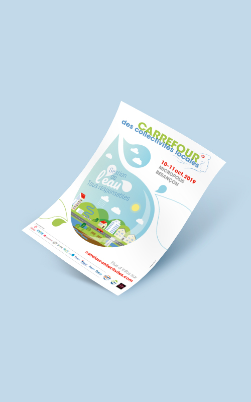 Création de flyer pour la Fédération des Travaux Publics de BFC