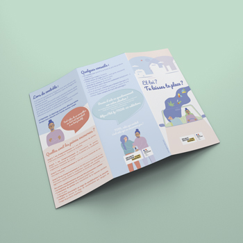 Création de flyer pour la Direction départementale du Doubs