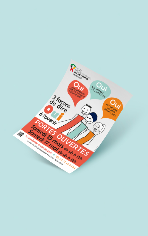 Création de flyer pour Monjoux