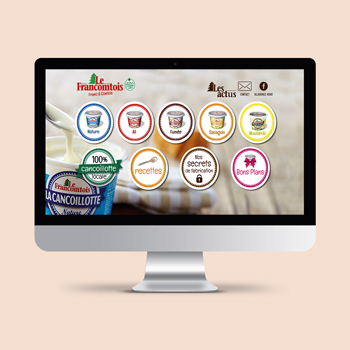 Création d'un site internet pour la fromagerie Milleret