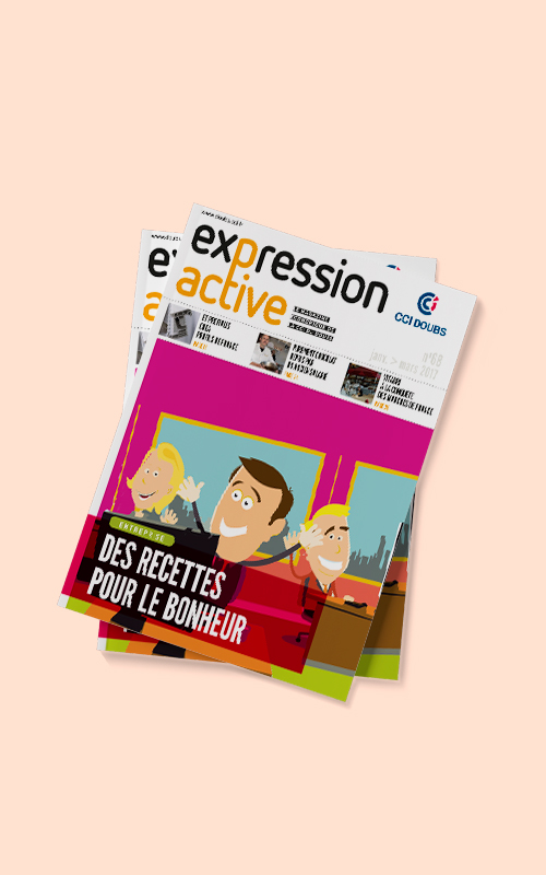 Création d'un livre Expression active pour la CCI du doubs