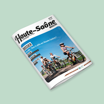 Création d'un support magazine pour la Haute Saône