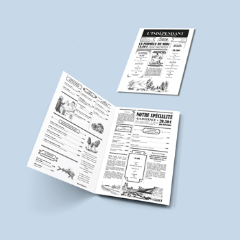 Création d'un menu pour Charron