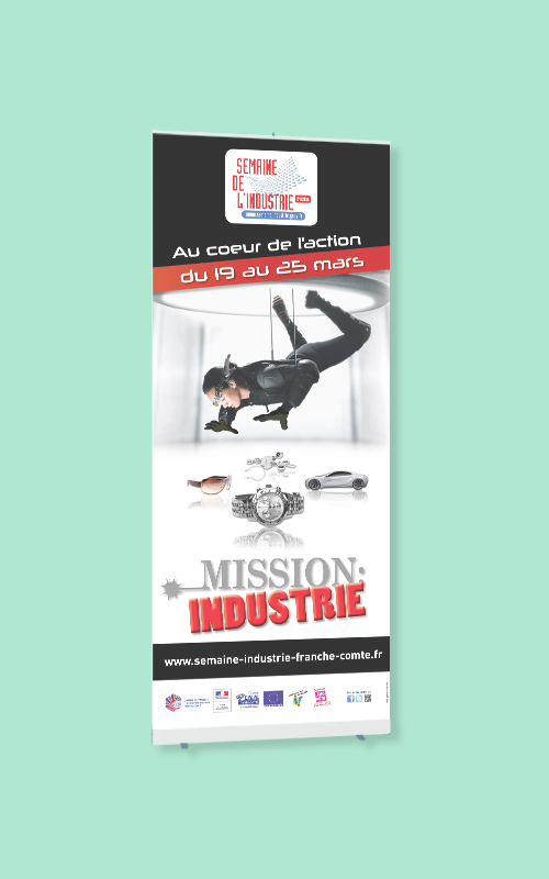 Création d'un roll-up pour la Semaine de l'industrie