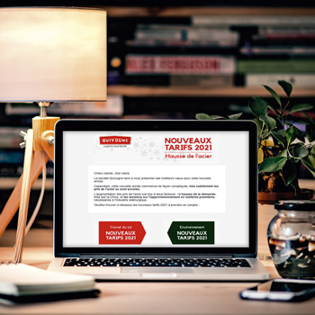 Création d'une newsletter pour Quivogne