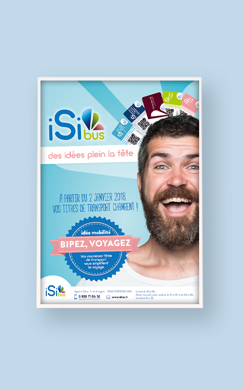 Création d'une affiche pour Keolis / Isibus