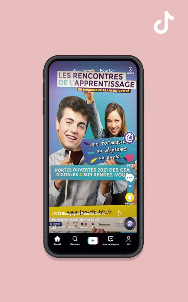 Création d'une vidéo TikTok pour la CCI BFC
