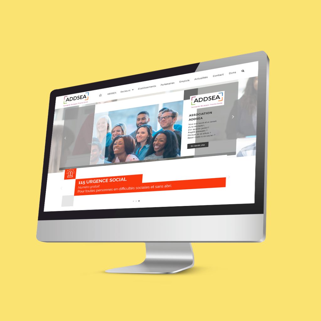Création d'un site internet pour l'ADDSEA