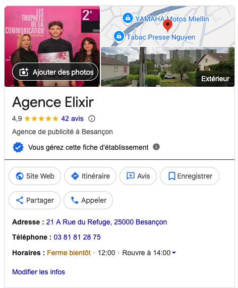 Fiche My Business