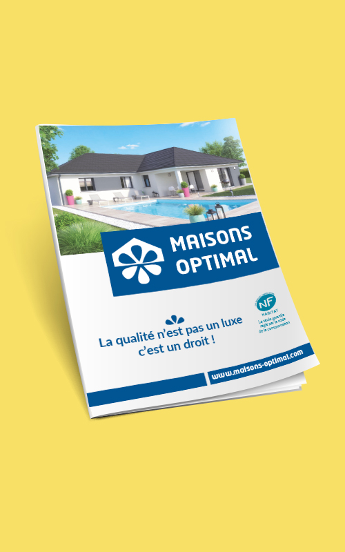 Création d'une brochure du constructeur régional de maison individuelles Maison Optimal
